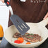 Hotec Silicone Spatula Turner Set of 3, 600°F Heat Resistant, Large Flexible Rubber Spatula for Nonstick Cookware