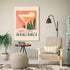 Margarita Boho Cocktail Poster: MIX & MATCH Bar Cart Decor with Cocktail Recipes Wall Art Canvas Print