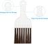 PATIKIL Air Conditioner Fin Comb, 1Pcs Stainless Steel Condenser Fin Straightener & 2Pcs Cleaning Brush Tool