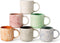 MONITO 12 OZ Coffee Mugs Set of 6, Modern Coffee Mugs Set