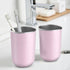 12 oz Stainless Steel Mouth wash Cup Toothbrush Cup Stainless Steel Small Children Cups for HomeBPA-Free Insulated