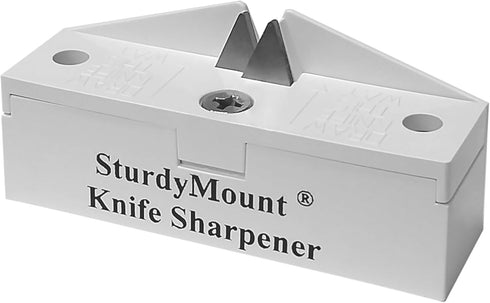 AccuSharp Knife Sharpening Tool, Diamond-Honed Tungsten Carbide Blade Sharpener with Sturdy Mount, Revive, Hone, &