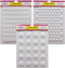 LorAnn Hard Candy Making Mold Gems Set - Rectangle, Hexagon, and Disc Molds Included