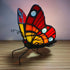 Tiffany Candle Holders Stained Glass Butterfly Table Centerpieces Tealight Holder Night Light Wedding Mother Girl