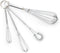 Fox Run Mini Whisks, Set of 4, Chrome Plated, Metallic, 8 x 2 x 1.75 inches