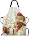 Beabes Light Blue Checkered Tartan Kitchen Apron: Bib Apron for Chef, Restaurant & Home Use
