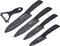 Ceramic Knife Set with Protective Cover, 4-Piece Kitchen Knife Set & 1 Peeler for Meat, Fruit, Vegetables