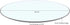 28" 1/4'' (28 inch) Tempered Glass Table Top Round Transparent Table Surface Thick Pencil Polished Edge Multipurpose