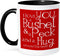 3dRose Two Tone Mug, Black, 11 oz
