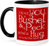 3dRose Two Tone Mug, Black, 11 oz