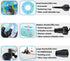 Swimming Air Pump Air Mattress Pump for Inflatables Blow up Pool Raft Bed Boat Toy, Quick-Fill, for Outdoor Camping