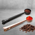 Skingwa 20ml Coffee Scoop with Bag Clip, Multi-Function Milk Powder Measuring Spoon, (Black)