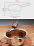 Stainless Steel Double Boiler Pot, 600ML Updated Melting Pot with Silicone Spatula for Melting Butter, Chocolate, Candy