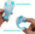 JXQGQ Set 4 (4 Coasters for Drinks, Cute Coaster for Coffee Table of Non-Slip PVC Silicone Coasters for Tabletop