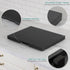 Appliance Slider, Wooden Sliding Tray for Coffee Maker, Kitchen Caddy Rolling Tray, Classic Black
