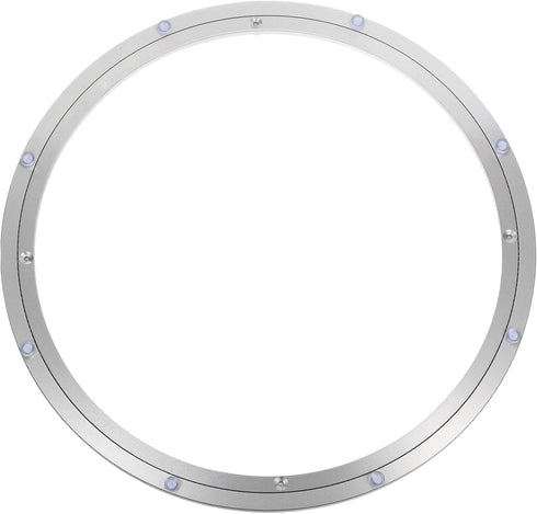 uxcell Aluminium Lazy Susan Turntable Bearing, 20 Inch Round Rotating Base for Kitchen Dining Table