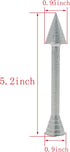 HJ Garden 1pc Aluminium Alloy Baking Pastry Cone Holder for Cake Decorating, Flower Nail Sticks