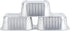 EUSOAR Cupcake Baking Cups with Lids, 50pcs Silver Aluminum Foil, 5oz Ramekins for Baking Cake, Pie, Souffle