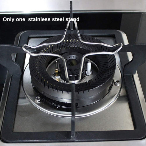 Pan Stand Gas Hob Stand Accessories, Stainless Steel Trivet Cooking Kitchen Rack for Universal Support