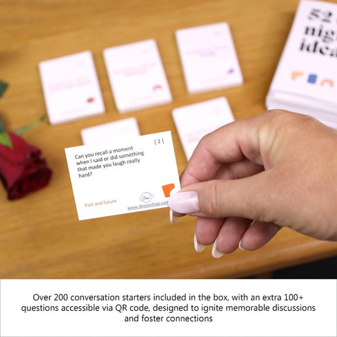 Dessie Couples Gift Ideas - 52 Pop-Open Date Night Ideas and 300+ Conversation Starters for Couples