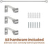 Silver Curtain Rods for Windows: 48 to 84 inch Decorative Heavy Duty Curtain Rod with Twisted Cage Finials