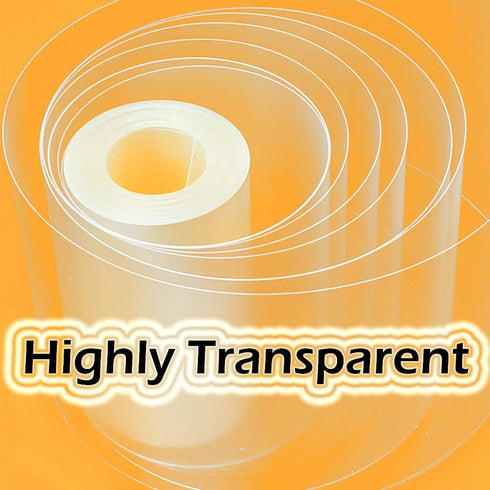 Cake Collars 10 x 394inch Transparent Acetate Cake Collar Rolls, Clear Mousse Cakes Acetate Sheets for Baking