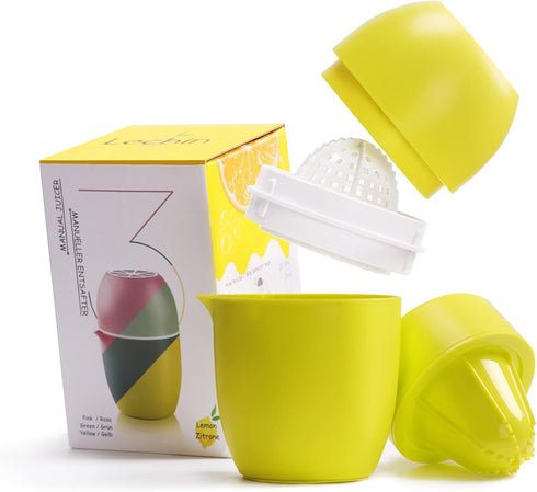 Lechin Hand Juicer - Citrus Juicer with Lemon Shape - Hand Lemon