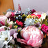 Artificial Peony Hydrangea Flower Door Wreaths, Spring and Summer Floral Wreath for Home, Wedding Decor 35cm