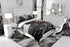 Set Set Set 3D Insert,1 Retro Train Comforter Twin Size,Black Red Old Train Car Bedding Rail Transportation Vehicles