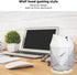 Wolf - Head Aesthetic Air Humidifier – Durable ABS, Dust Dispersion, Decorative Design for Home and Gamers(black)