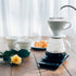 Hario V60 Ceramic Coffee Dripper, Pour Over Cone Coffee Maker Size 01, White
