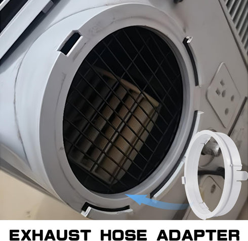Air Conditioner Exhaust Hose Connector, ABS Adjustable Duct Interface Fitting Adapter