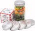 Mason Jar Lifestyle 5 Pack Stainless Steel Storage Lids - Heavy Duty Caps for Wide Mouth Jars, Airtight Design