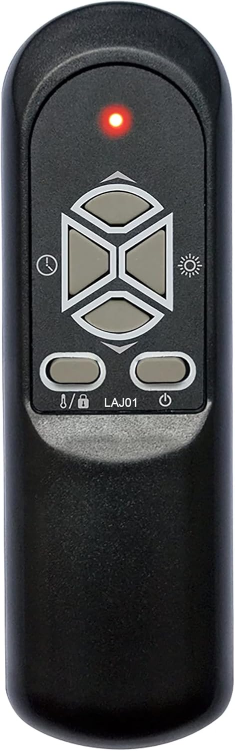 Replacement Remote Control for Lifesmart Portable Electric Infrared Quartz Indoor Medium Room Space Heater, LS-4W1500-X