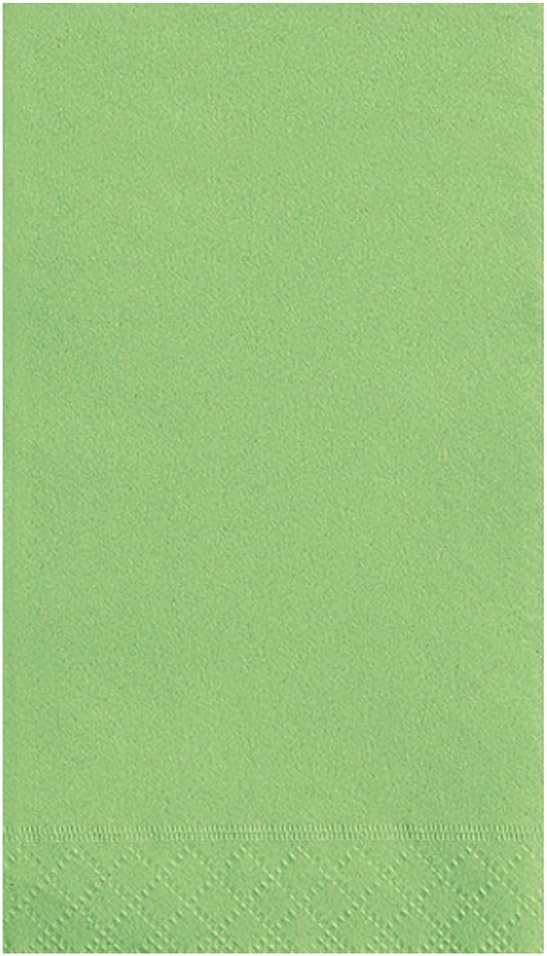 Lime Green Solid Guest Towels - Pack Of 20 - Absorbent Paper