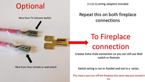 WiFi Smart Switch Fireplace Remote Control ON/Off for Voice Activated Millivolt Gas Valve