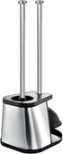 7.5" 9" 20.5") ToiletTree Products Modern Deluxe Freestanding Toilet Brush and Plunger Combo (Black - x x