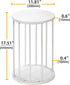 Room,Bedroom(White,18In) Plant Stand Indoor,small plant stool,Flower Pot Corner stand holder,Mid Century Heavy Duty