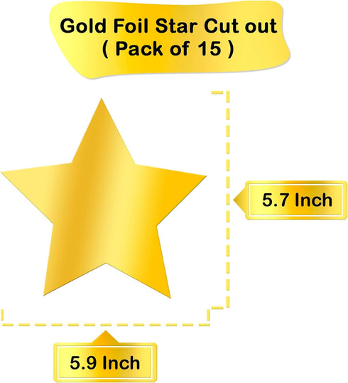 KatchOn Gold Star Hanging Swirls - Pack of 30, No DIY | Gold Star Decorations for Party and Events