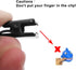 Coideal Small Curtain Clips Hooks, 100 Pack Black Metal for Hanging Christmas String Lights and Art Display