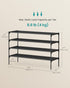 4-Tier 11.7 36.1 27.7 Inches, ULSH034BH01 SONGMICS Shoe Rack, Shoe Storage Organizer, Space-Saving, x x Entryway, Metal