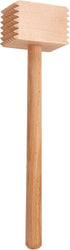 HIC Kitchen Wooden Meat Tenderizer Mallet, Double Sided, 12.5-Inches, FSC-Certified Beechwood