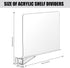 8 Closet Closet Boao Pcs Shelf Dividers for Organization Acrylic Clear Shelf Divider Purse Organizer Handbag Separator