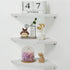 Set 3, Joiishom Corner Wall Shelf of Floating Corner Shelves, Rustic Wood Wall Storage Display Shelves for Living Room