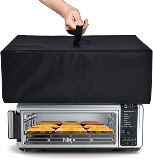 Air Fry Countertop Oven Waterproof Heat-Resistant Dust-Proof Cover Case for Ninja SP101/SP351/SP201, Black