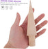 ABOOFAN 4 pcs Krumkake Waffle Cones Cream Maker Molds for Home Baking - Portable DIY Wooden Pastry Horns