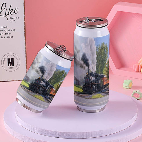 14oz Stainless Steel Tumbler with Lid & Straw, Double Wall Vacuum Insulated Travel Mug for Coffee Drinks
