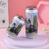 14oz Stainless Steel Tumbler with Lid & Straw, Double Wall Vacuum Insulated Travel Mug for Coffee Drinks