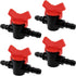 ZAC-Irrigation Accessories for Home Gardening, 3/8inch Drip Irrigation Switch Valve, 4pcs