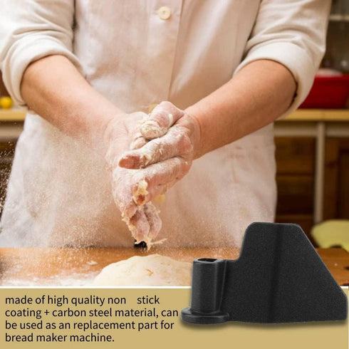 2 Pieces Bread Maker Machine Kneading Paddle Parts; Breadmaker Mixing Kneading Blade; Metal Bar Replacement for Bread